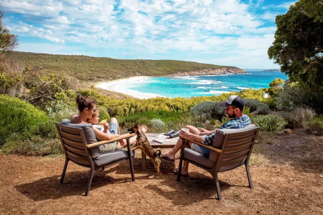 The view over Short Beach makes you feel as if you own it.