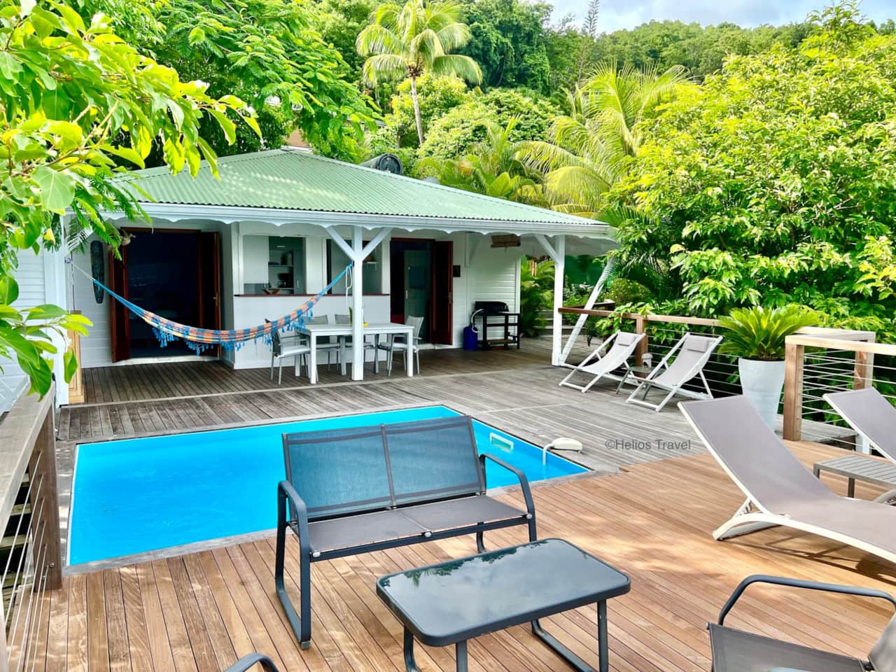 Terrasse et piscine Case Coco