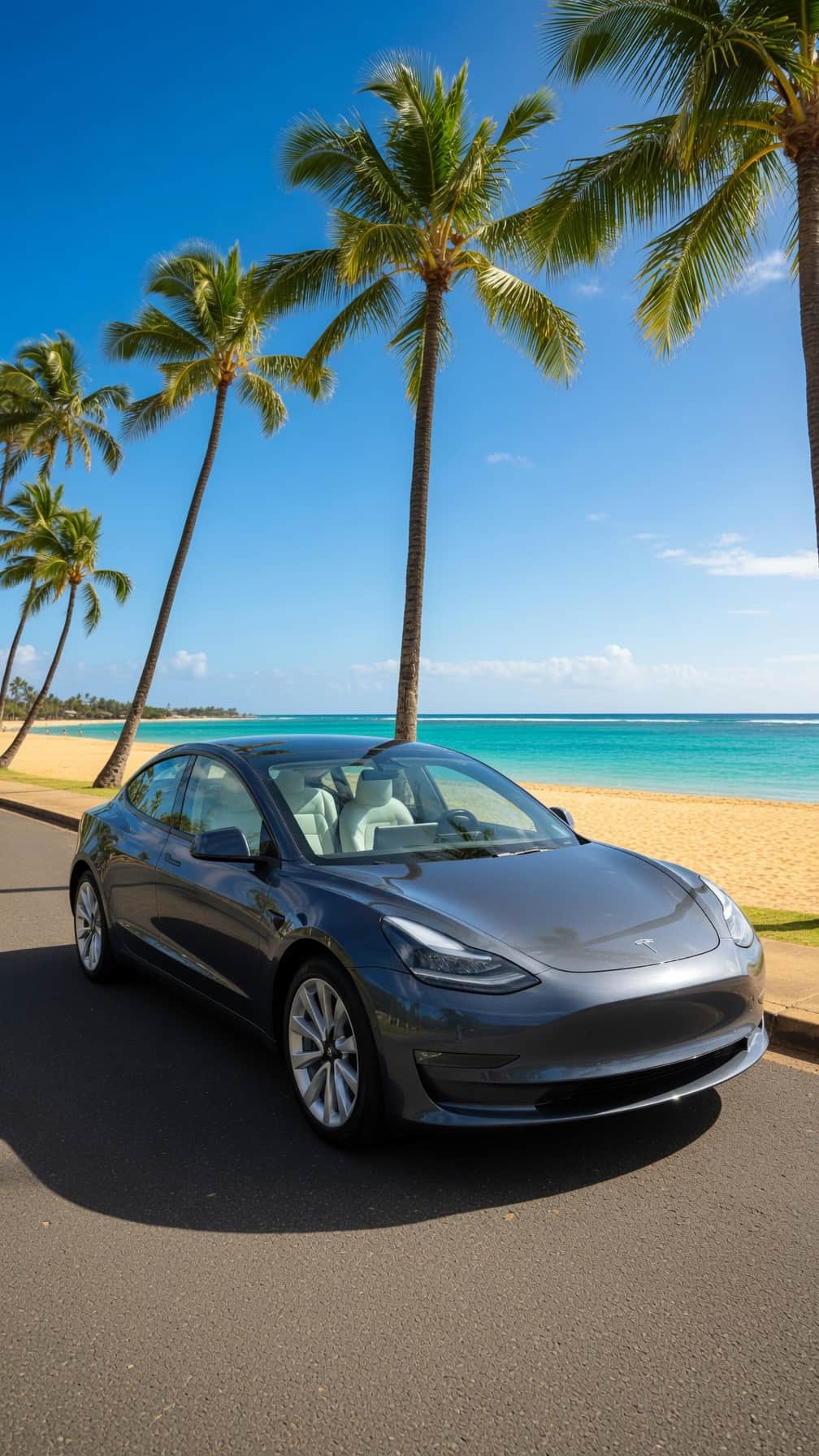 Tesla available to add to your Windward O'ahu stay