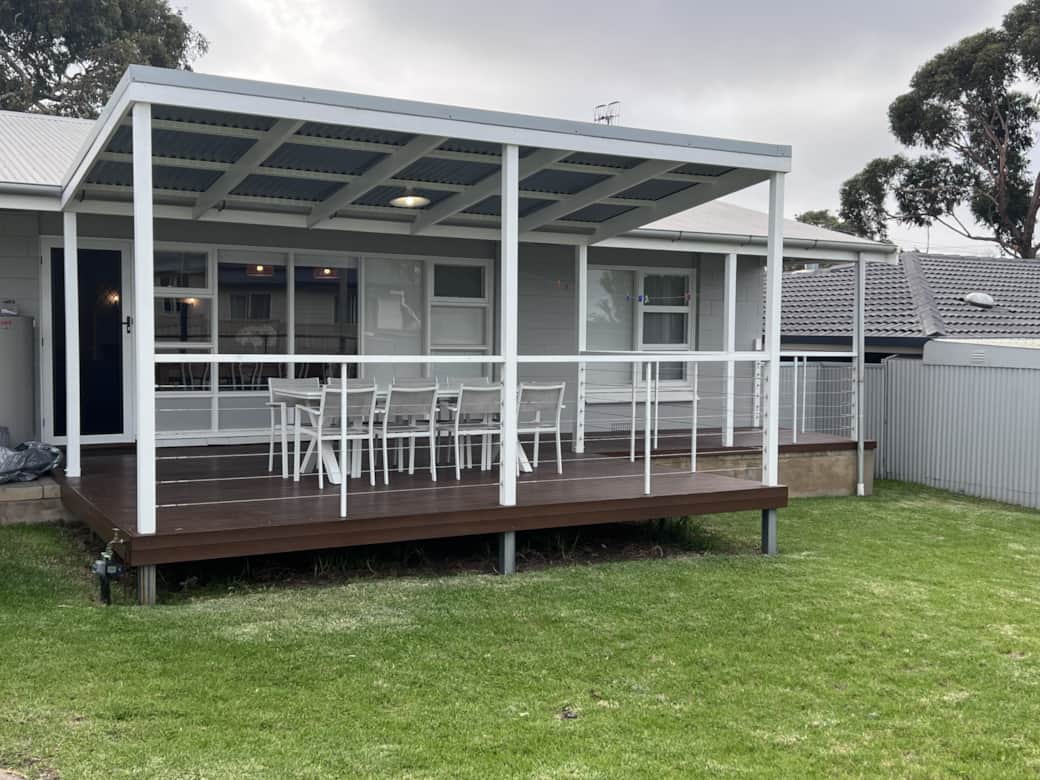 Undercover dining area