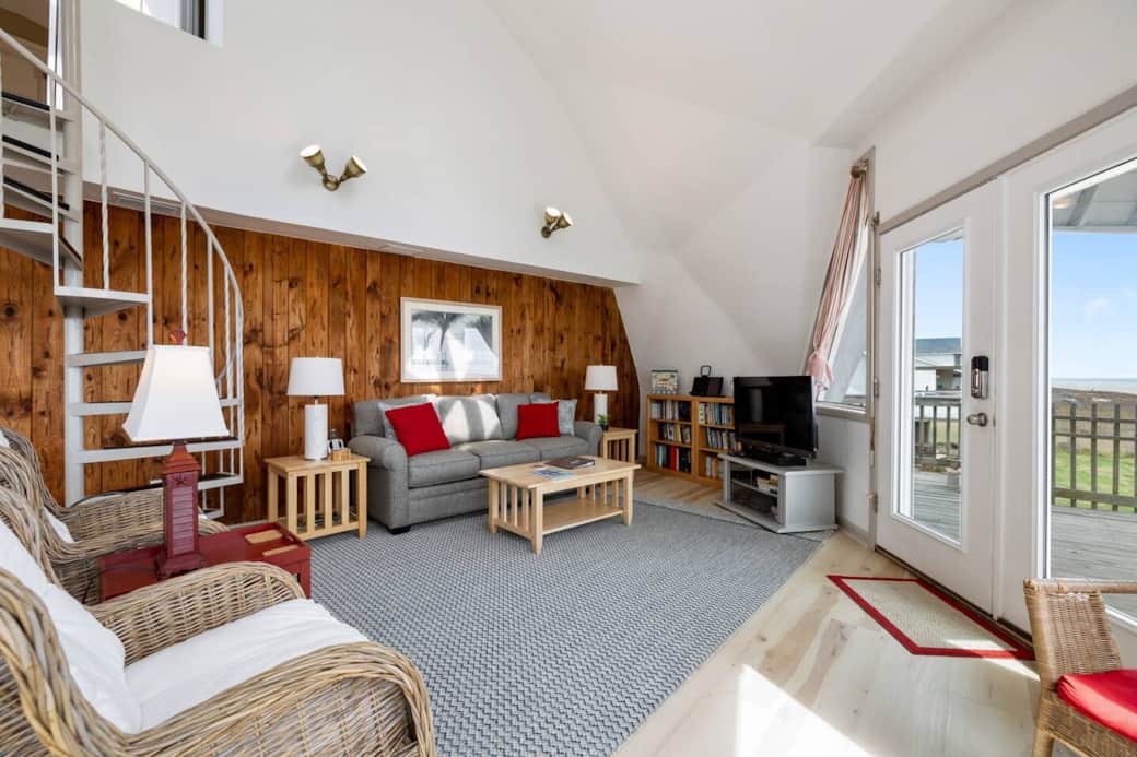 Family room area to catch a game or movie together.