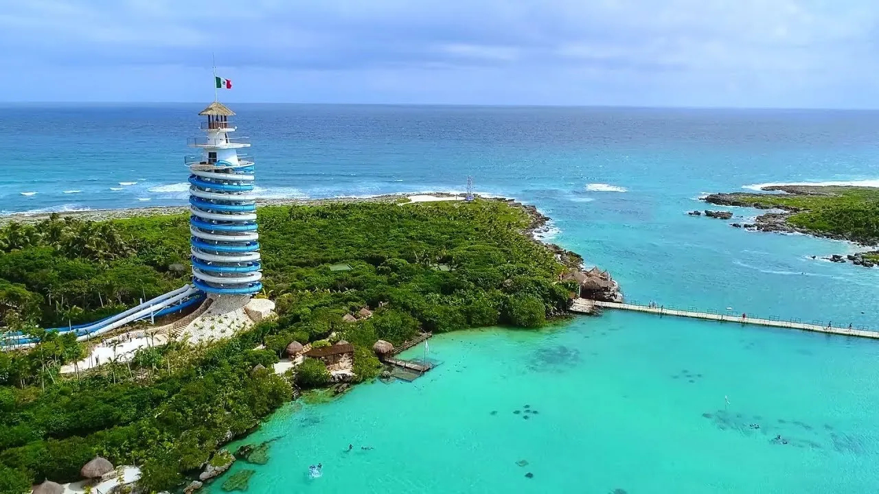 Just 10 minutes away, Xel-Há offers snorkeling, waterslides, lazy rivers, and endless adventure.