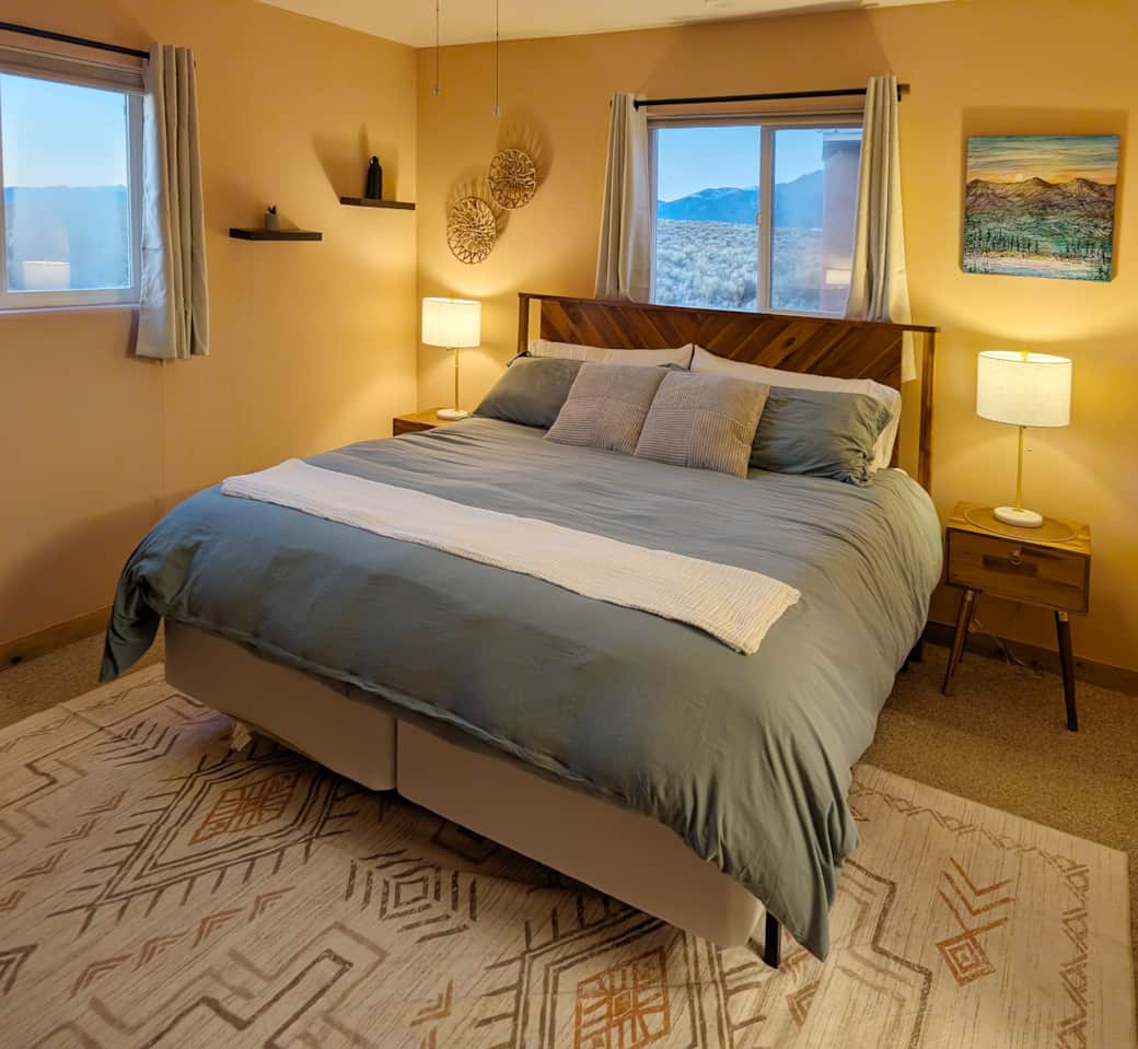 Cozy King Bedroom with Memory Foam Mattress