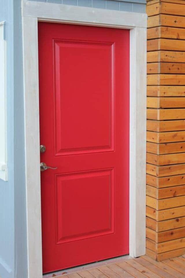 Exterior door into lower level bedroom & bunk area Exterior door into lower level bedroom & bunk area