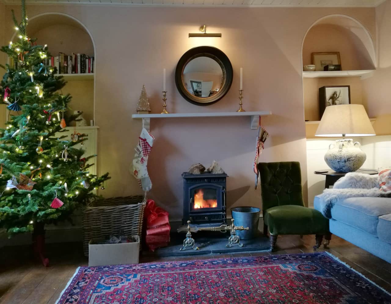  XMAS SITTING ROOM Castell Carreg