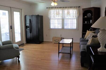 Main Floor Sitting room with Pull out Sofa on main level