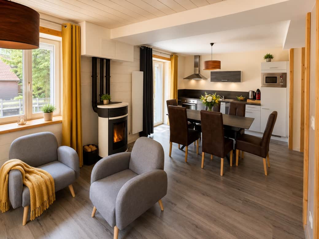 Gite de soide soyotte vosges xonrupt vacances salon salle a manger