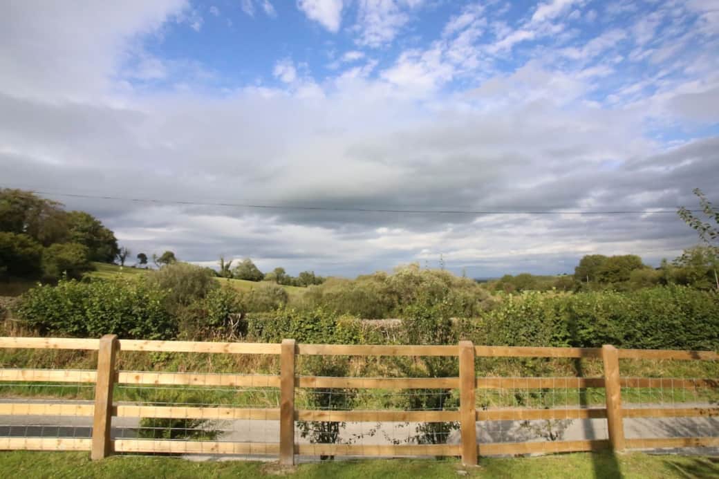 View from the side garden.