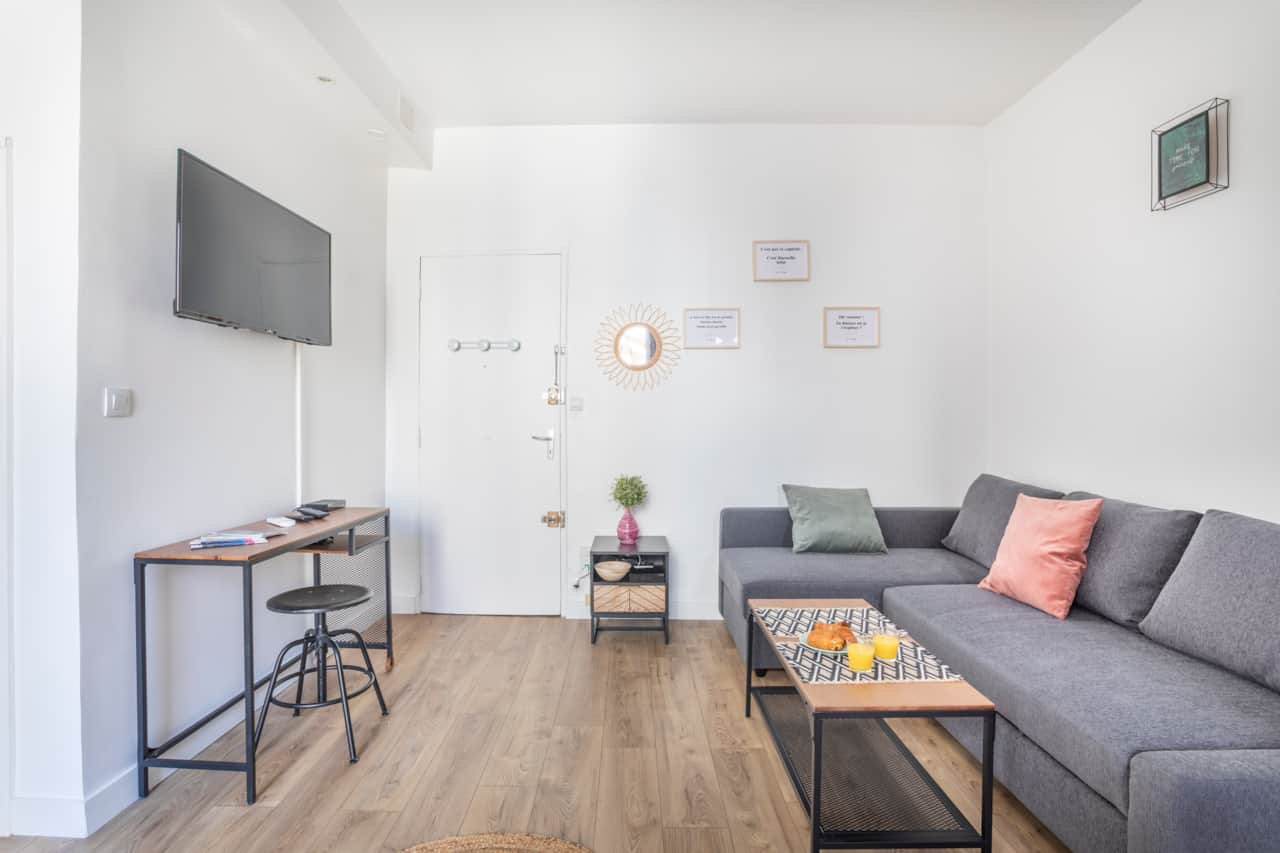Living room, office