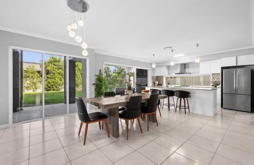 Dining area downstairs 