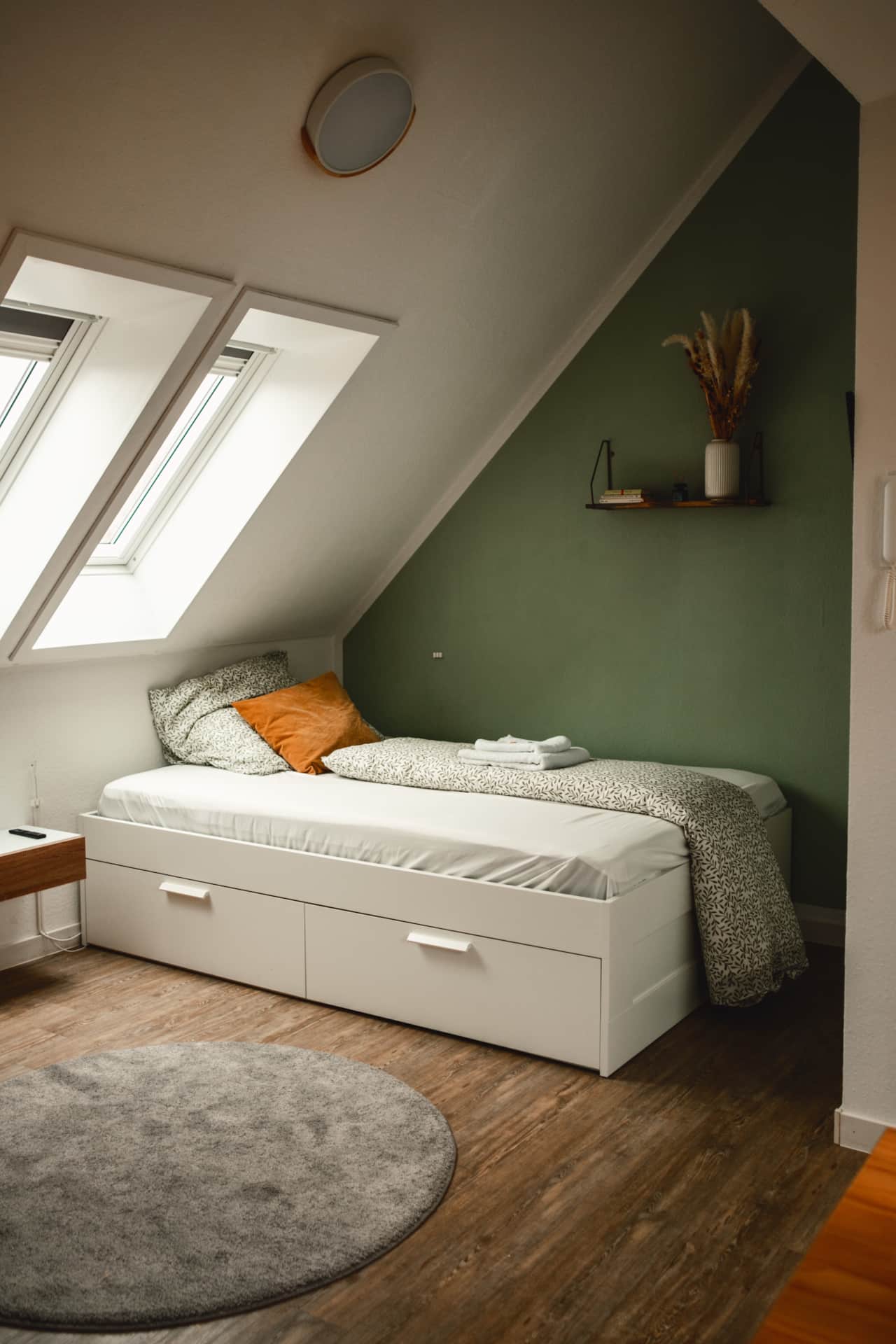 Doppelbett im Teck Loft