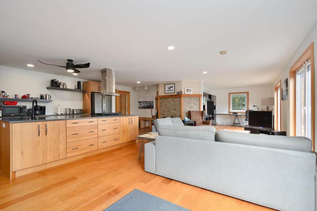 Open living room