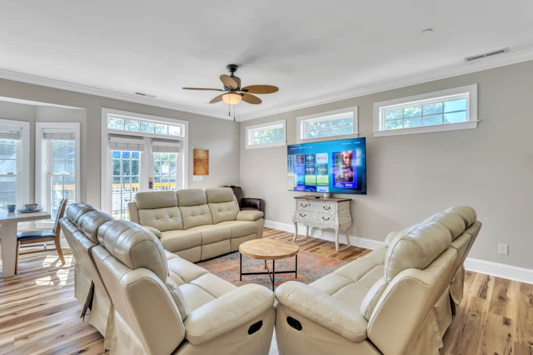 Living Room - Reclining Leather Couches Living Room - Reclining Leather Couches