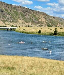 The Madison River.