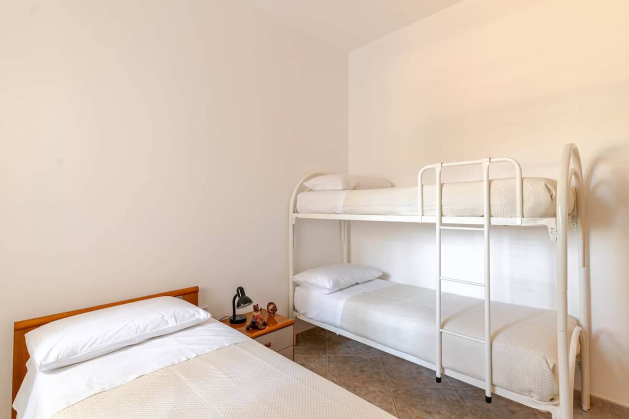 camera tripla con letto a castello