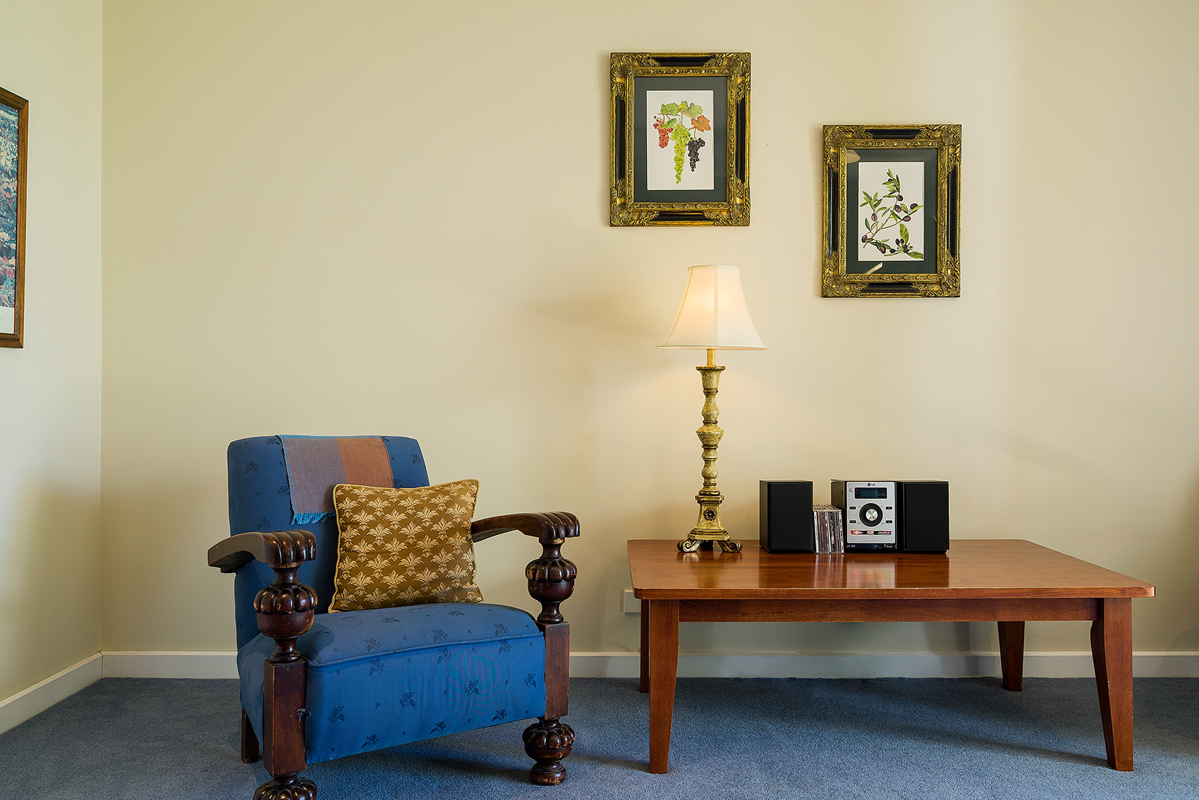 Welcoming comfortable armchair