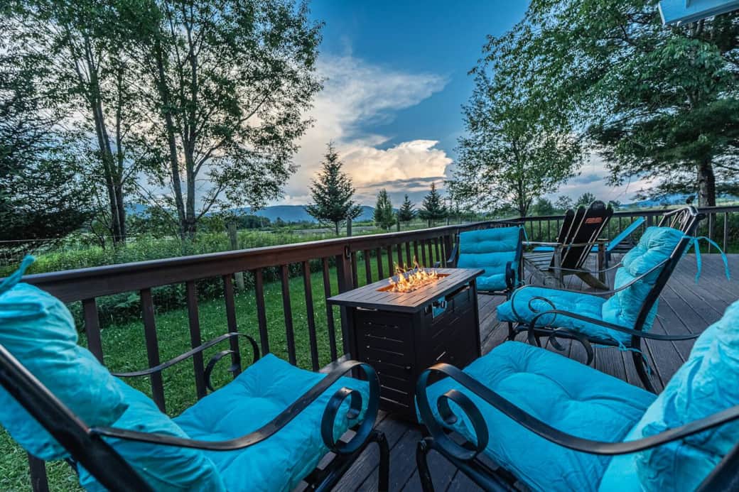 View from the deck