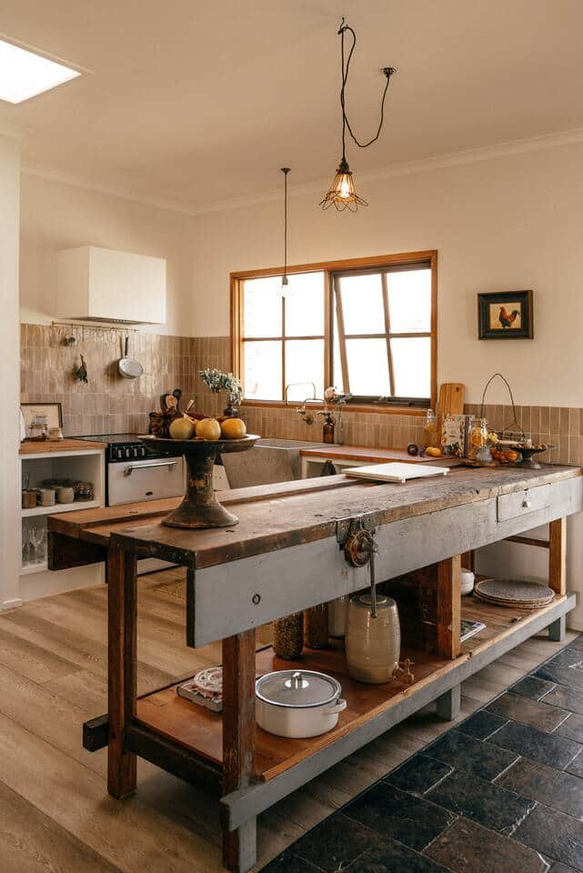 Farmhouse kitchen in the house