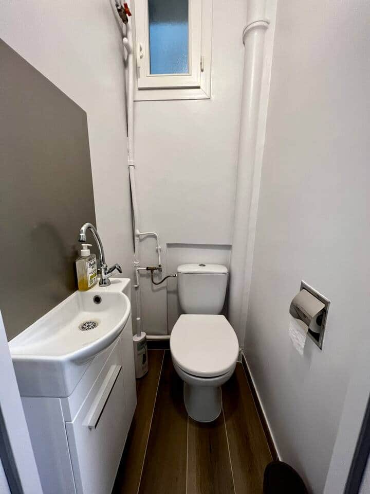 un WC séparé appréciable