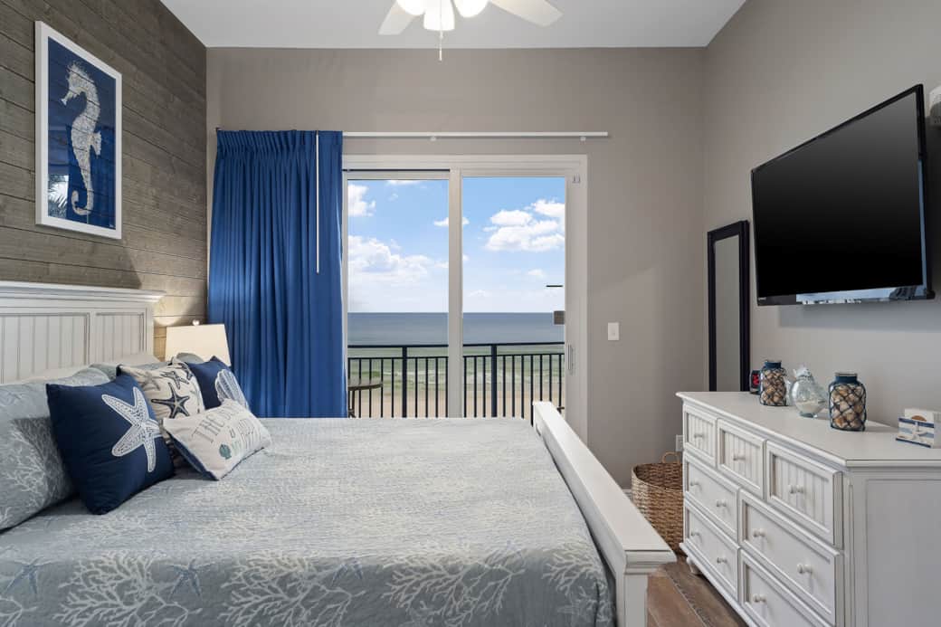 Master Bedroom w/ 55" LED TV