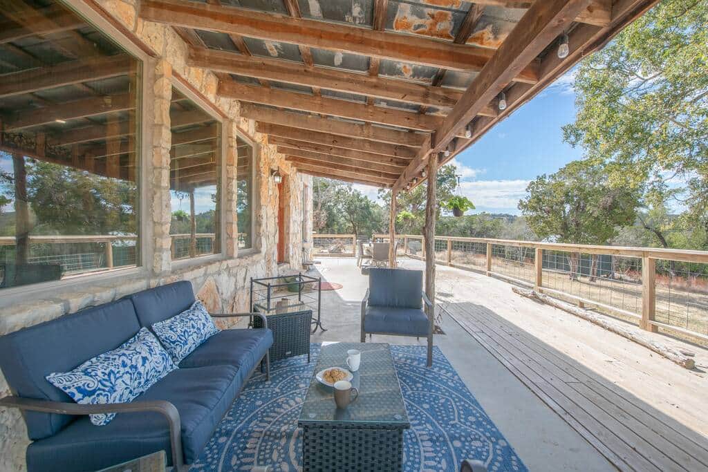 Perfect patio for catching up with friends or enjoying a peaceful moment to yourself