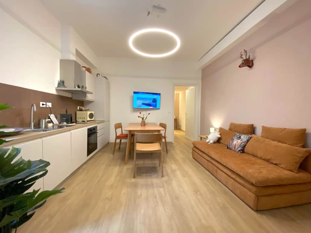 Casa terracotta openspace cucina sala