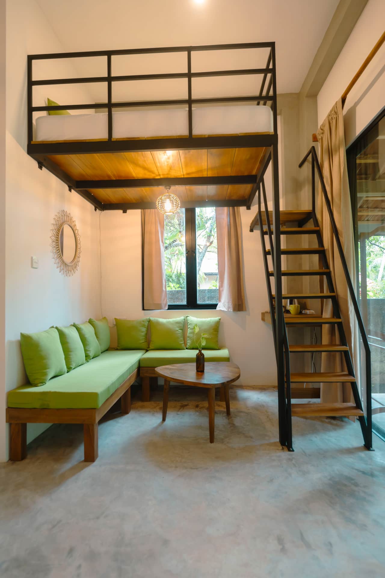 The sitting nook