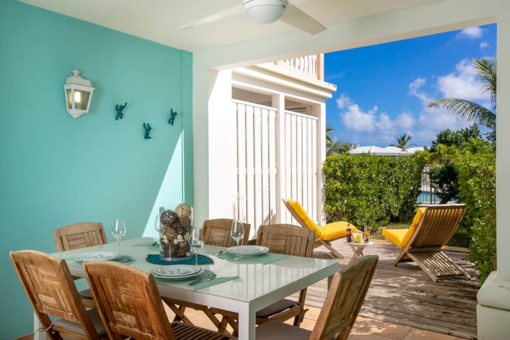 Terrace with direct access to the pool Caribbean Riviera 7 