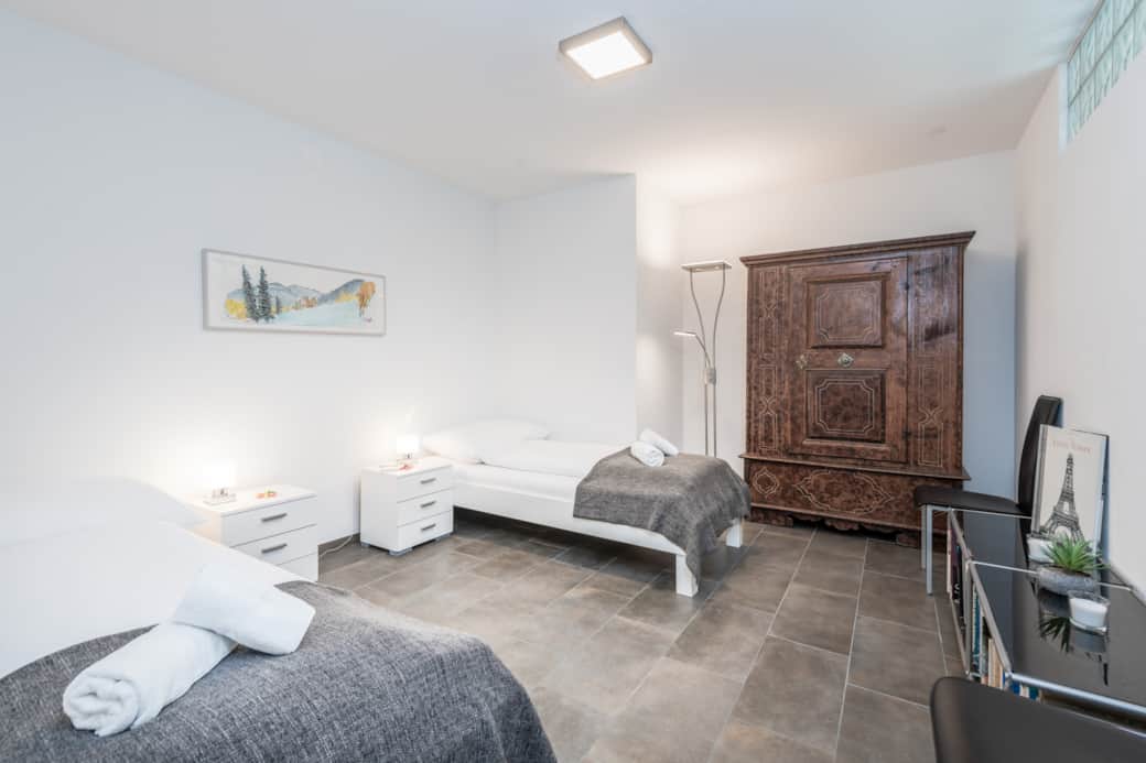 Schlafzimmer mit 2 Einzelbetten Schlafzimmer mit 2 Einzelbetten