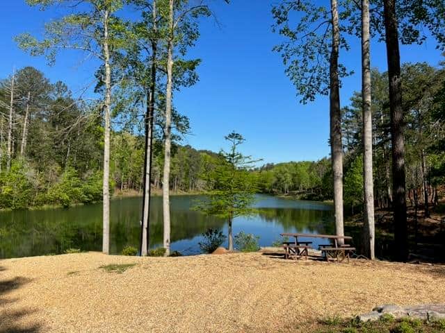 A great little sitting area at Lake LeCroy