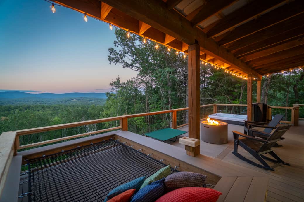 Deck with Mountian View