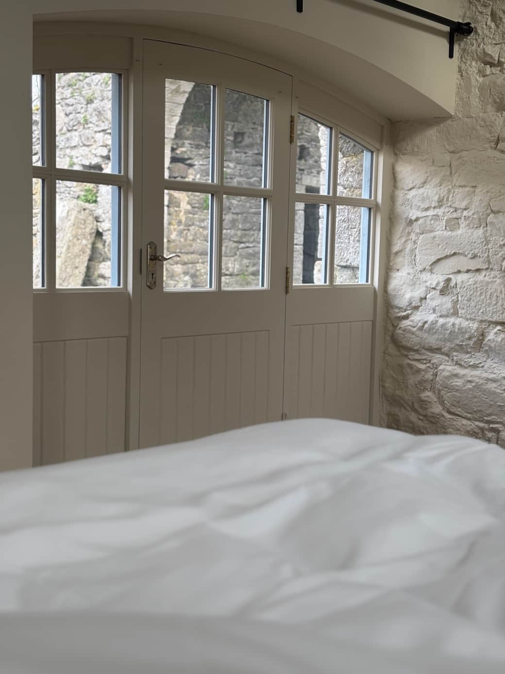 View onto the Ancient Medieval Ruins