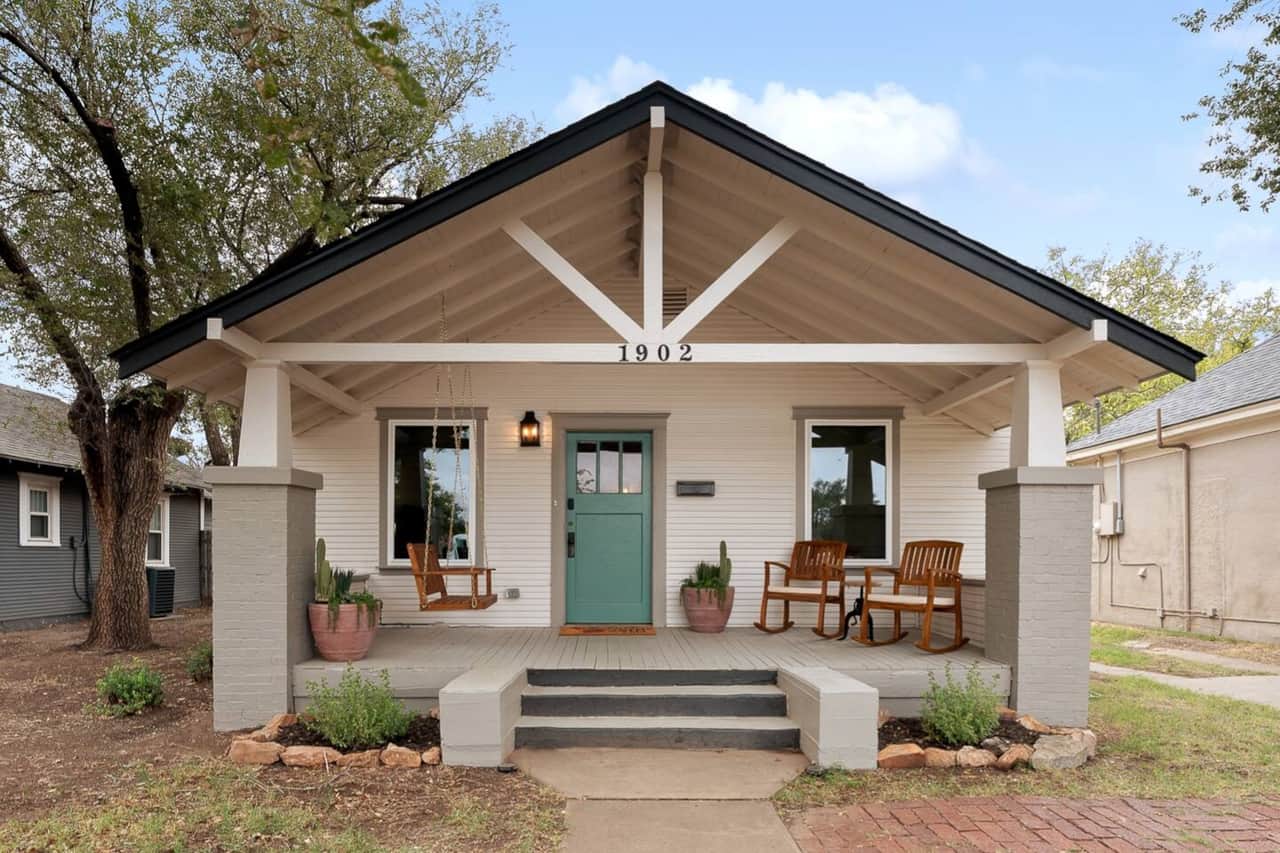 Front of home.