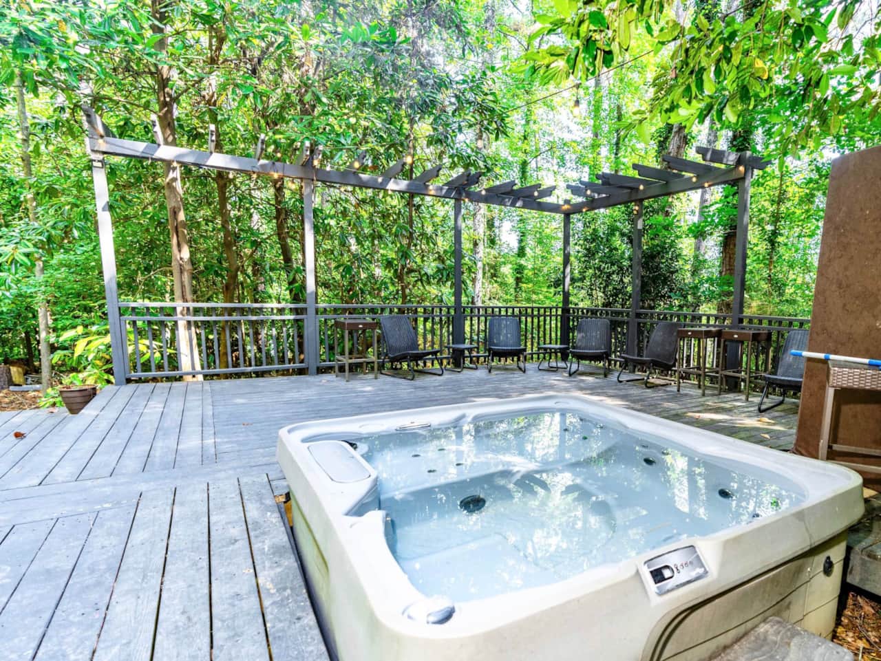 Hot Tub with Large Deck Area