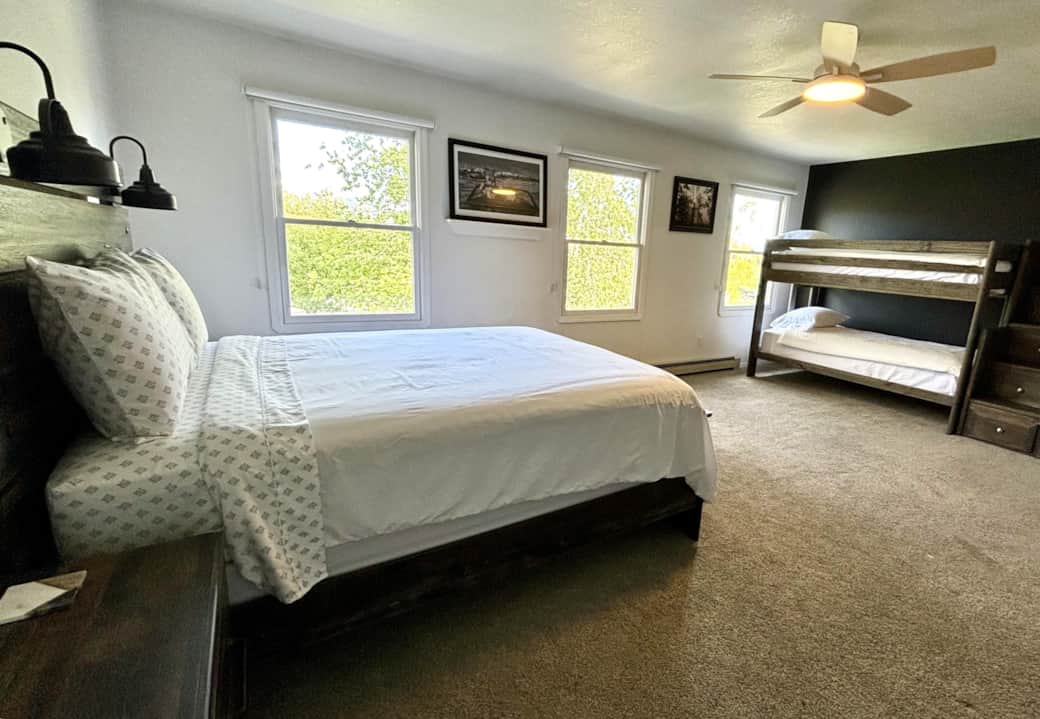 Two of two queen bunk bed suites