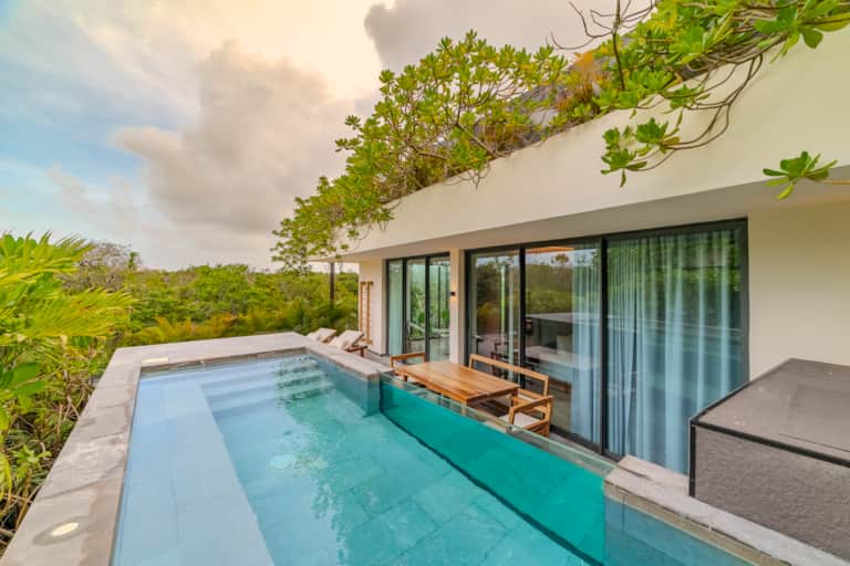 ISARA Tulum private pool and outdoor terrace