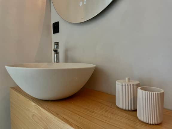 Bathroom at Calheta Suites