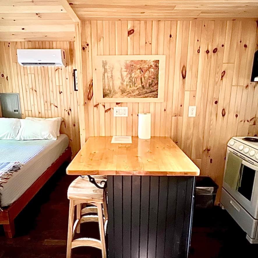 Dining Stools and Island