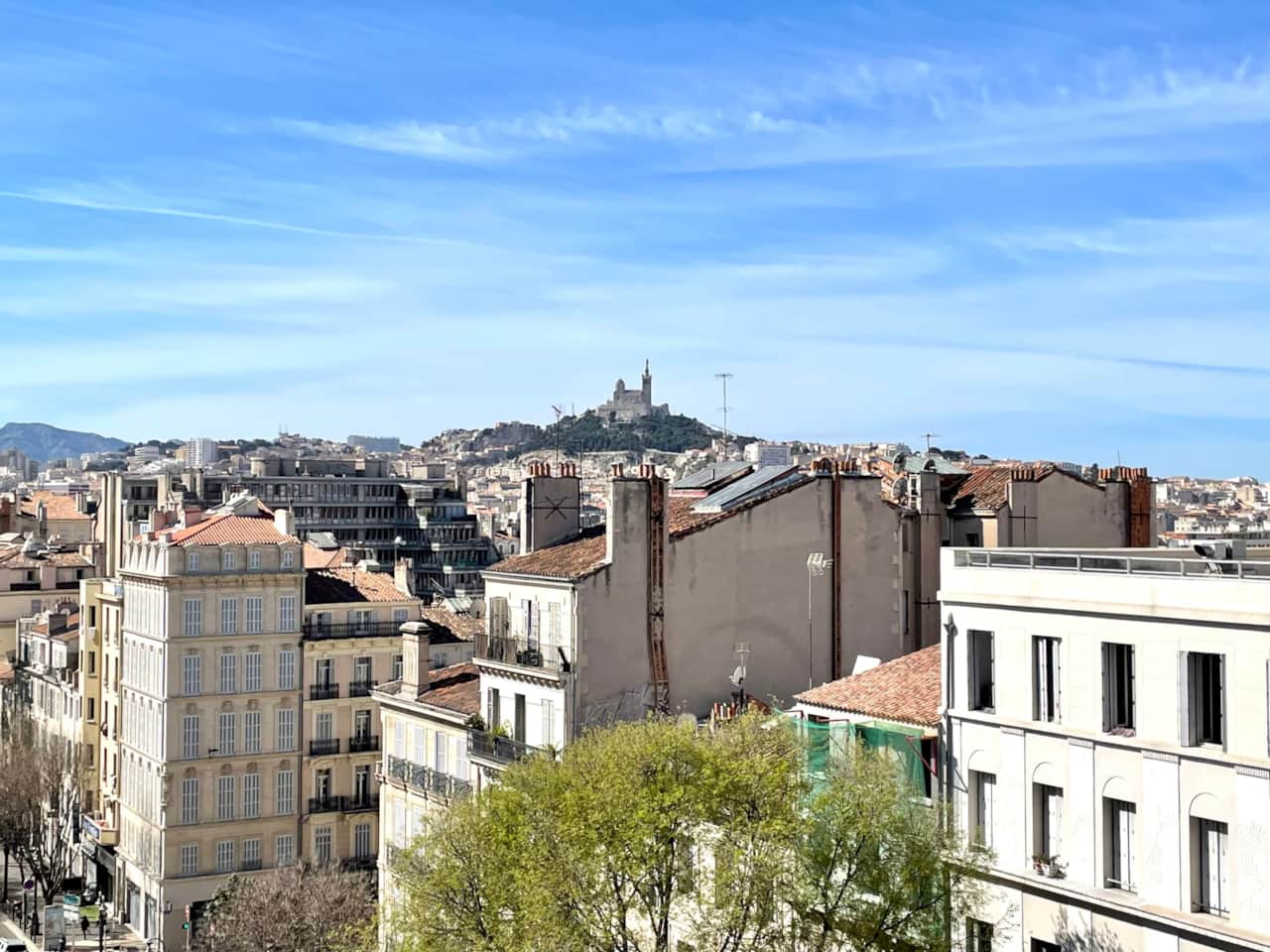 View from the apartment - Notre Dame de la Garde