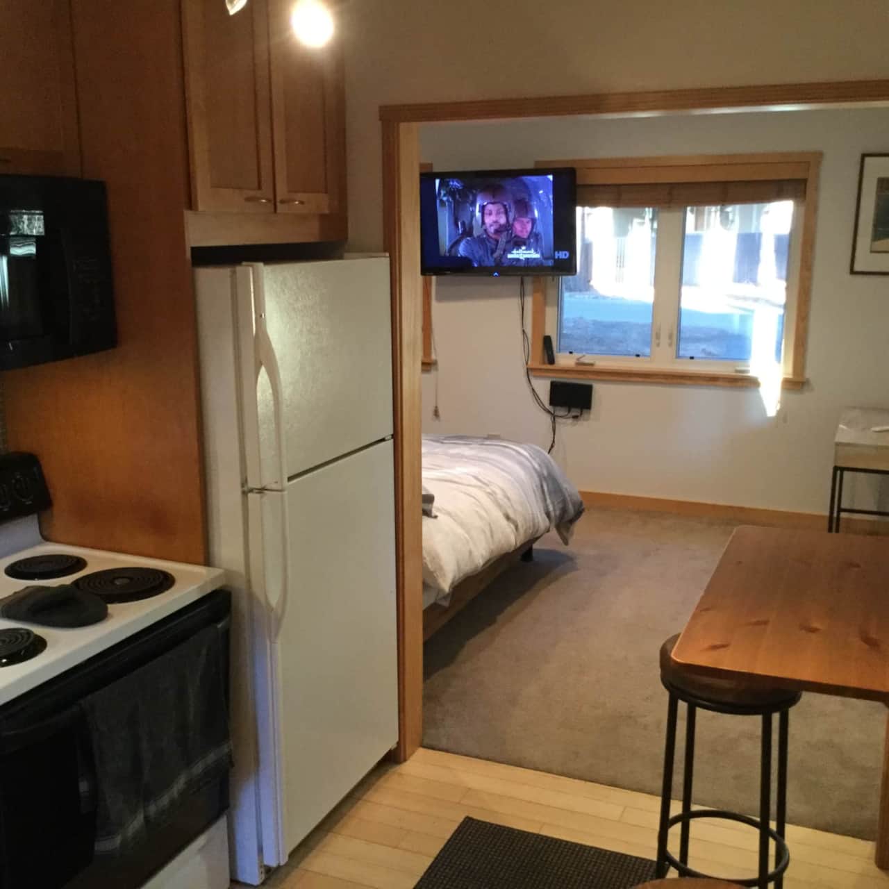 Kitchen to Bed Area