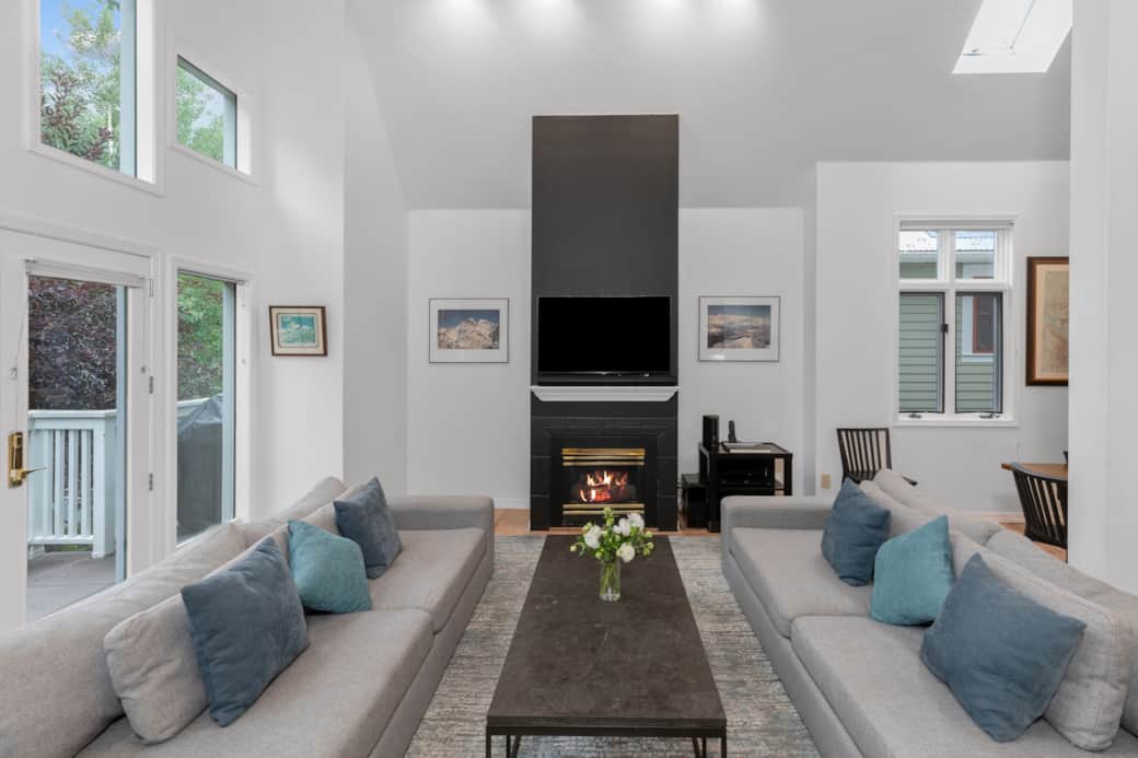 Luxurious and open layout in living room area Luxurious and open layout in living room area