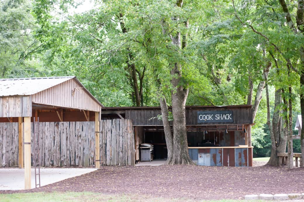 Pavilion and Cook Shack