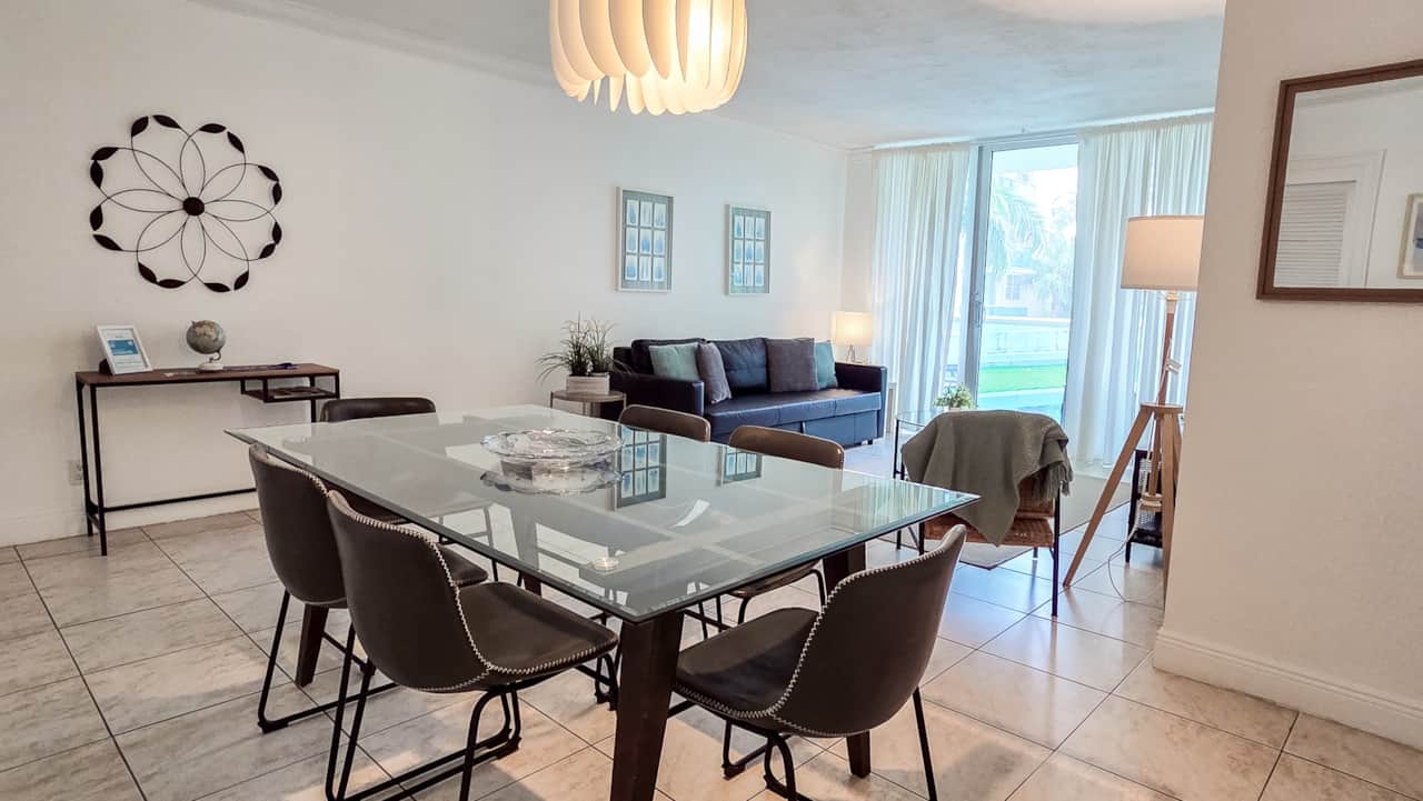 Comedor y sala de estar