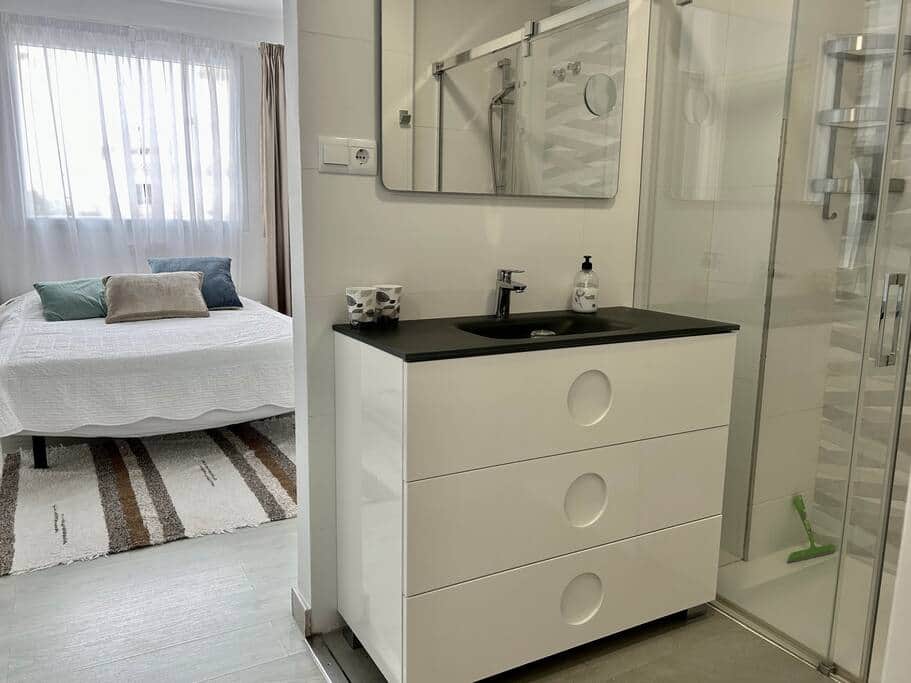 Bathroom and bedroom