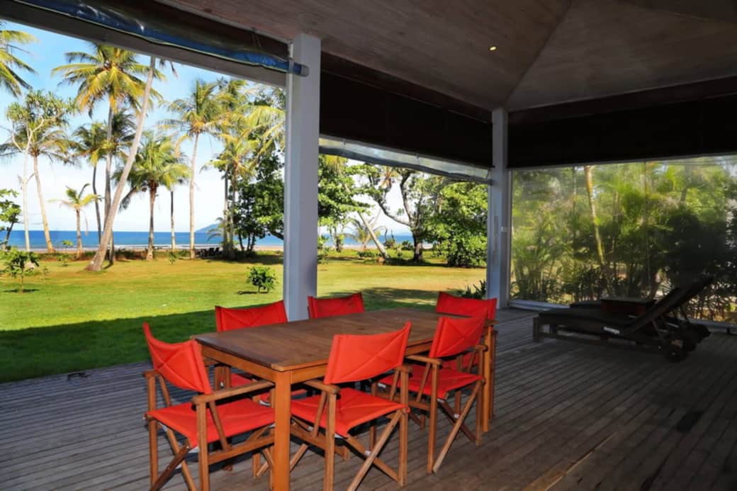 Tropika - Imagine dining on the this verandah