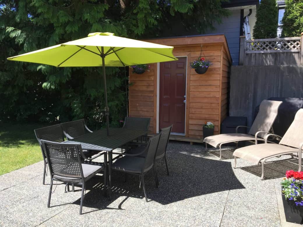 Enjoy meals outside on beautiful, bug-less summer evenings Enjoy meals outside on beautiful, bug-less summer evenings