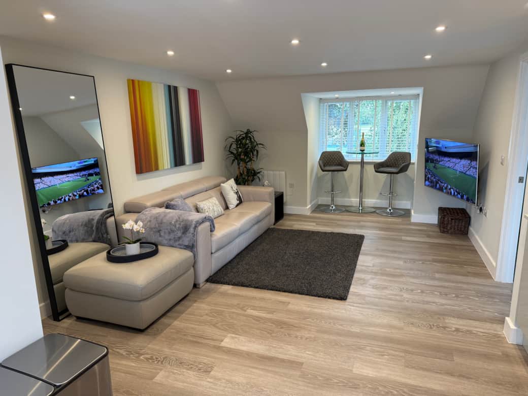 Open plan lounge area Open plan lounge area