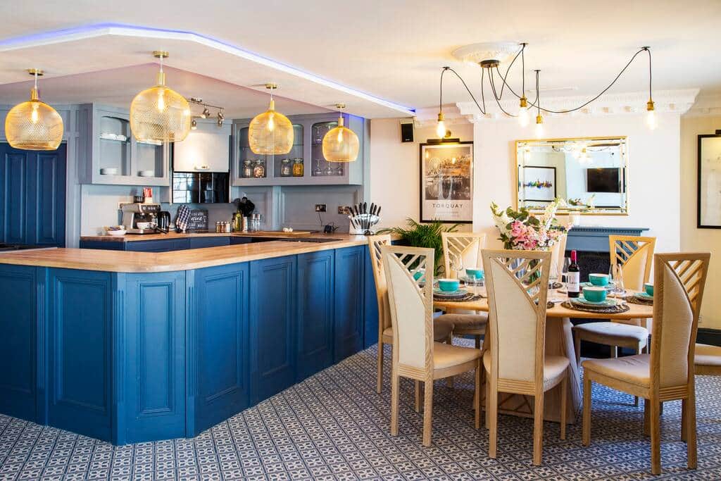 Open Plan Kitchen/Bar Area With All The Modern Amenities