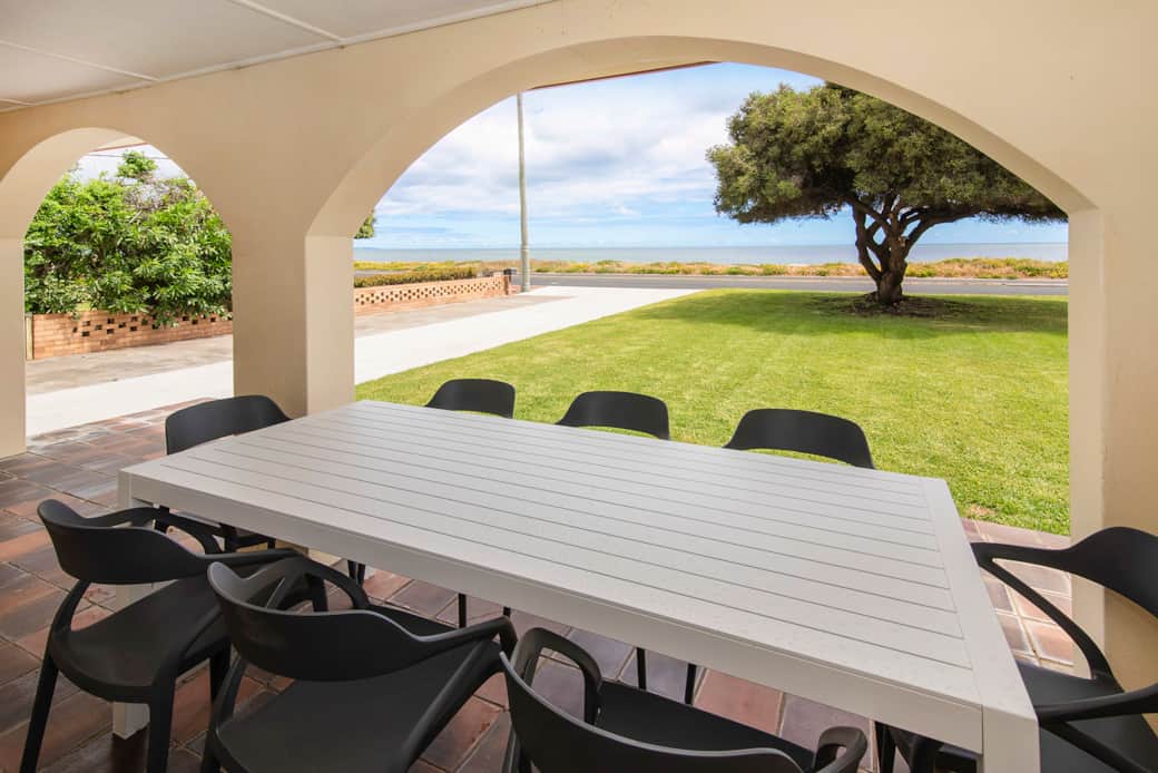 Beach House by the Bay - Front Verandah View Beach House by the Bay - Front Verandah View
