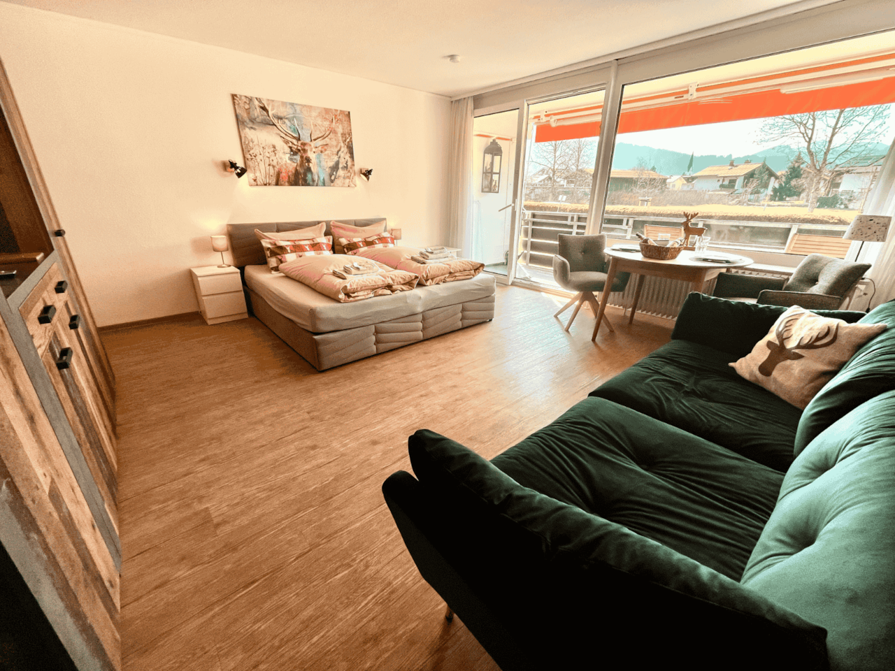 Wohnzimmer mit toller Aussicht
